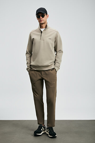 Lufian Tom Fashion Men's Chino Pants Slim Fit Earth