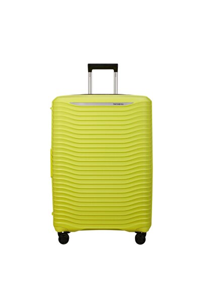 Samsonite Sarı Spinner Upscape Körüklü 4 Tekerlekli 75 cm Büyük Boy Valiz