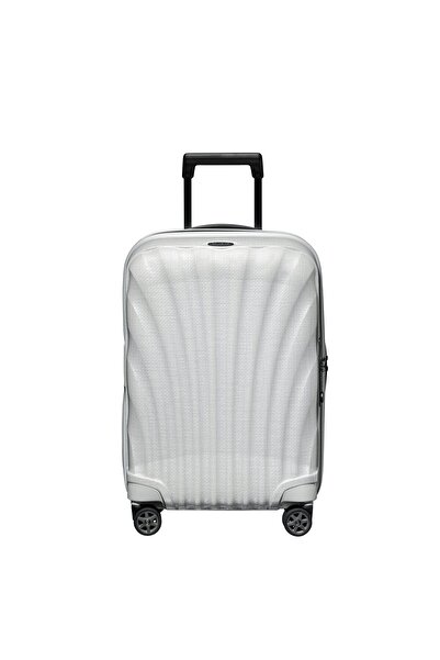 Samsonite C-Lite Spinner Beyaz - Körüklü 4 Tekerlekli Kabin Boy 55 cm