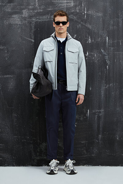 Lufian Scott Men's Coat Light Gray