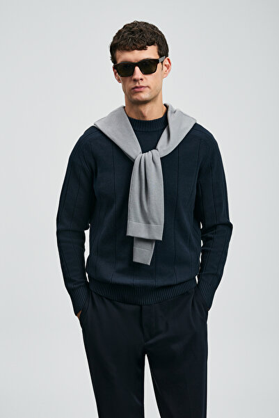 Lufian Grand Erkek Kazak Lacivert