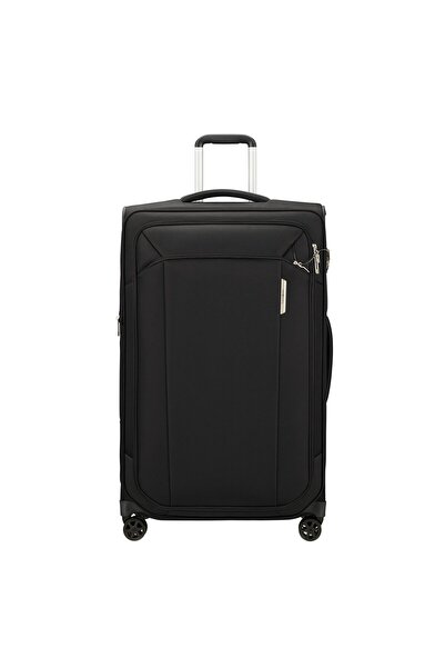Samsonite Siyah Spinner Respark - Körüklü 4 Tekerlekli 79 cm Büyük Boy Valiz