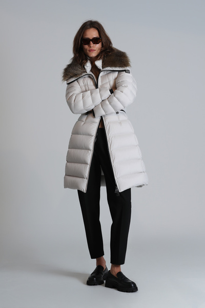 Lufian Image Kaz Tüyü Kadın Mont Ekru