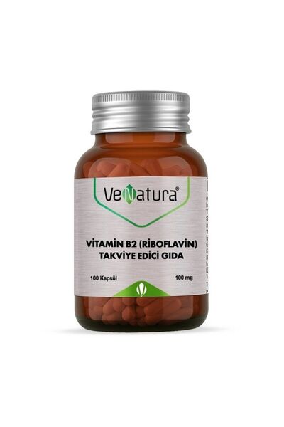 VeNatura Vitamin B2 Riboflavin 100 mg 100 Kapsül