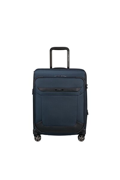 Samsonite Lacivert Pro-Dlx-6 Spinner - Körüklü 4 Tekerlekli Kabin Boy Valiz 5...