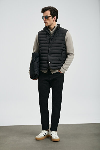 Lufian Anton Smart Jean Erkek Pantolon Slim Fit Siyah