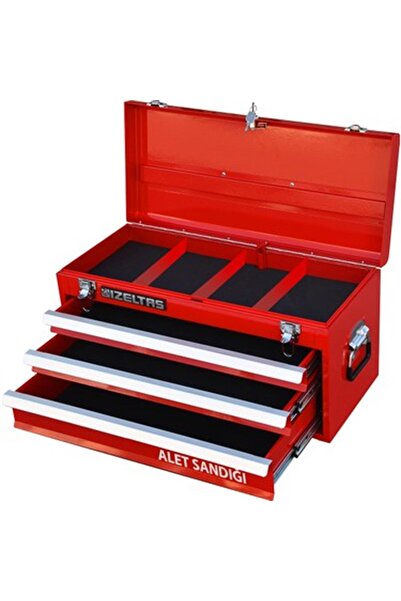 İzeltaş BÜYÜK ALET ÇANTASI (SANDIĞI) 3 ÇEKMECELİ BOŞ