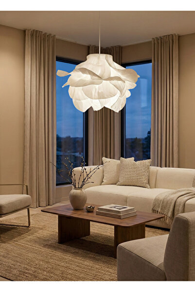 Maison Avf Modern Eva Anemon Beyaz Tasarım Sarkıt Avize