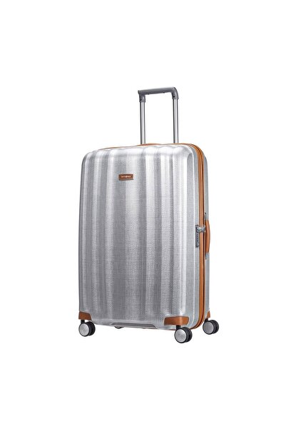 Samsonite Gri Lite-Cube Dlx - 4 Tekerlekli 82 cm Büyük Boy Valiz