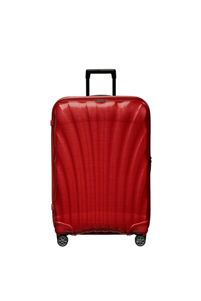 Samsonite C-Lite Spinner Kırmızı - 4 Tekerlekli Büyük Boy Valiz 75cm
