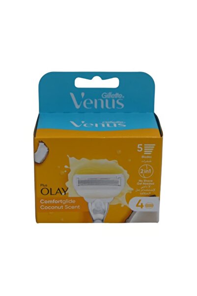 Gillette Venus قطع غيار شفرات الحلاقة النسائية Venus Comfortglide Coconut Sce...