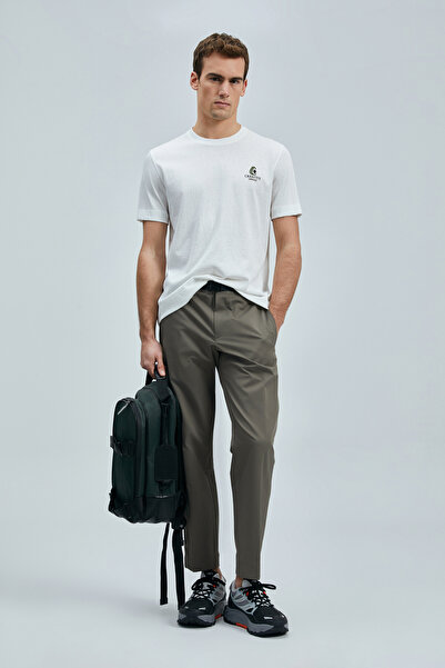 Lufian Olivia Modern Graphic T-Shirt Off White