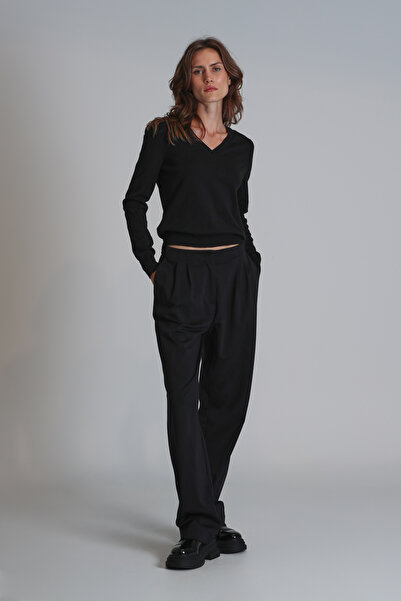 Lufian Pantaloni de damă Tasha negri