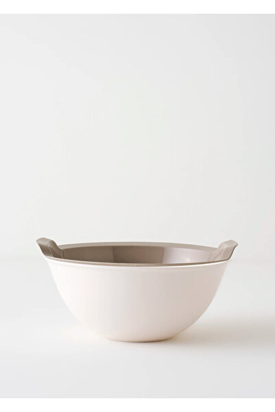 Bella Maison Handle Kaseli Süzgeç Bej (25,5x25,5x10,8 cm)