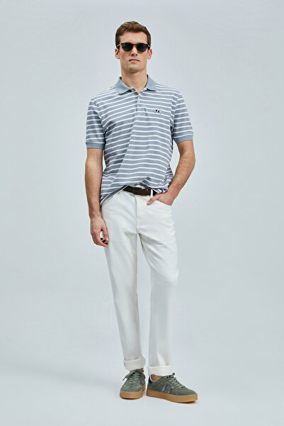 Lufian Jon Smart Men's Polo T-Shirt Gray