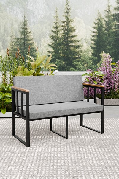 Wood House RETRO TEKLİ KOLTUK (GRİ)