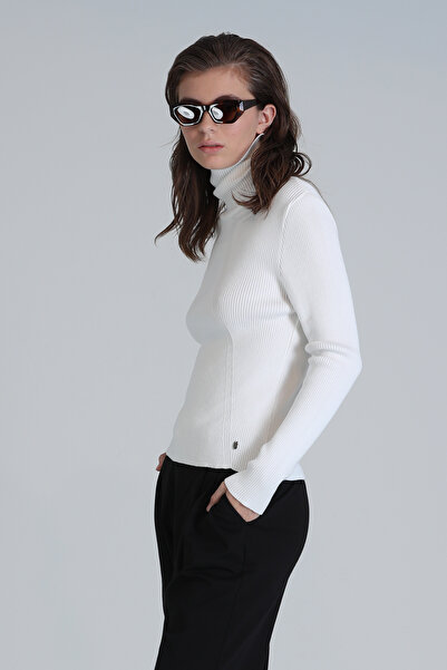 Lufian Дамски пуловер Gale в екрю цвят