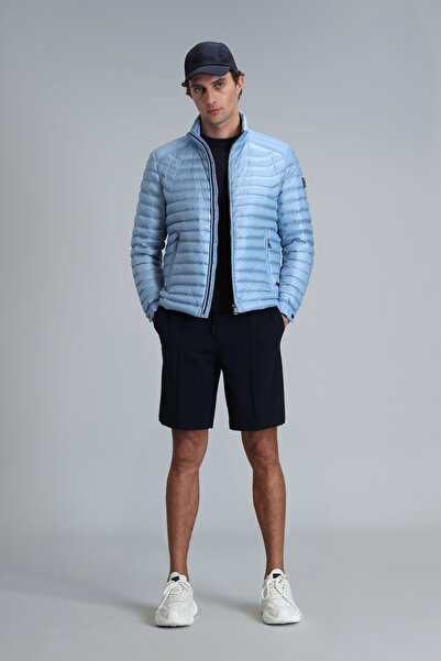 Lufian Ανδρικό σορτς Chino Navy Blue Slim Fit Chris Sports