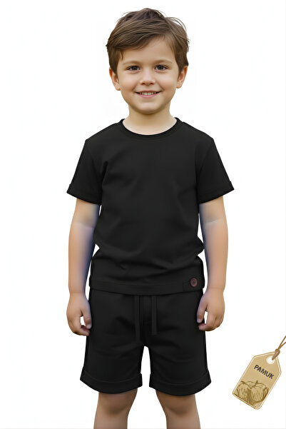 Difa Set pentru copii - Set de vară cu detalii cu nasturi pentru fete și băie...