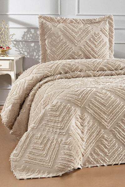 DANTEELHOME Valencia 2-Piece Single Bedding Set Beige