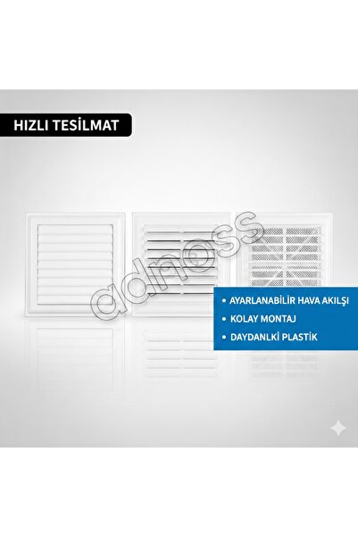 Genel Markalar Ubm 49x52 Plastik Menfez – Mandallı ve Mekanik Dişli Sistem