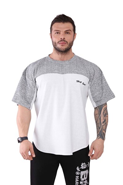 Big Sam Υπερμεγέθη βαμβακερό χοντρό μπλουζάκι Cardio Rag Top 3078