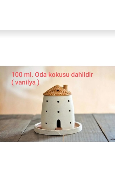 Elada Home Beton Mumluk, Tabaklı Mumluk, Ev Mumluk , Gece Lambası, Tütsülük, ...