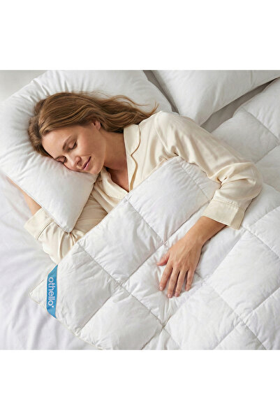 OTHELLO Soffica Pamuk Kumaş 30 Gıdık Kaz Tüyü Yorgan 220x240 Cm