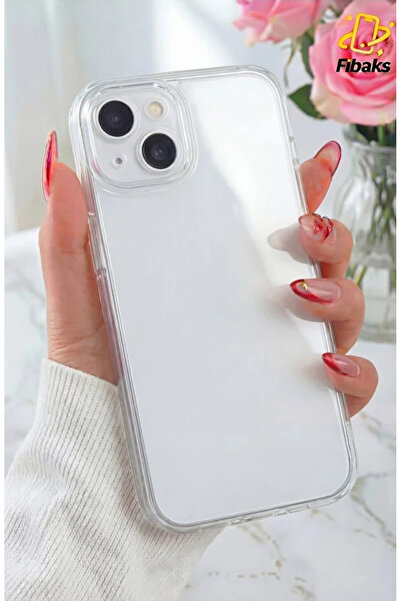 Fibaks iPhone 13 Mini Kılıf Kamera Korumalı Yumuşak Süper Silikon