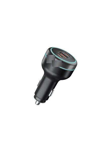 Promate PowerDrive-230 230W Car Charger with Dual Power Delivery and Quick Ch...