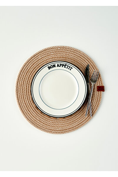 Bella Maison %100 Pamuk Arya Amerikan Servis Bej (33 cm)