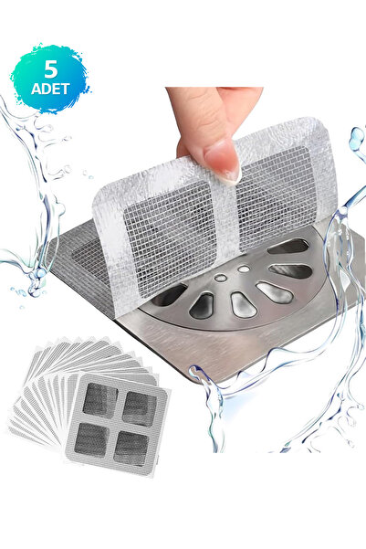 MEZİGARC Kendinden Yapışkanlı Gider Kapatıcı Pislik Tutucu Banyo Gider Kapağı...