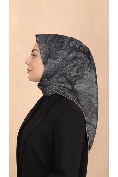 locella Soft Pamuk Eşarp Siyah-15