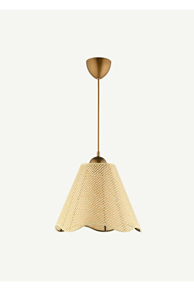 Bella Maison Morado Hasır Sarkıt Avize Krem (70x25 cm)