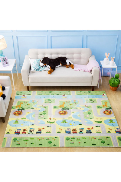 İnfant Hobby Forest Premium Katlanabilir Oyun Matı Oyun Halısı (ÖZEL TAŞIMA Ç...