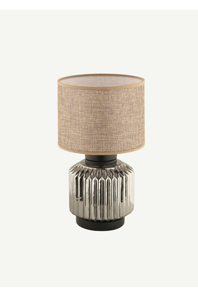 Bella Maison عاكس الضوء الزجاجي زيريث بني مدخن (28×18 سم)