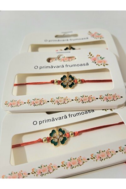 FASHİON JEWELRY Martisor bratara - set 10 martisoare snur reglabil