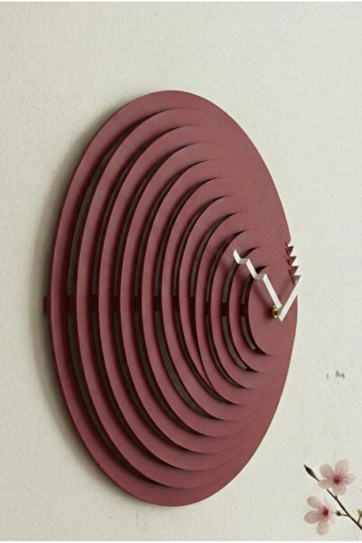 Tasarı Modern Wall Clock – Layered Minimal Design / Handmade Decorative Clock
