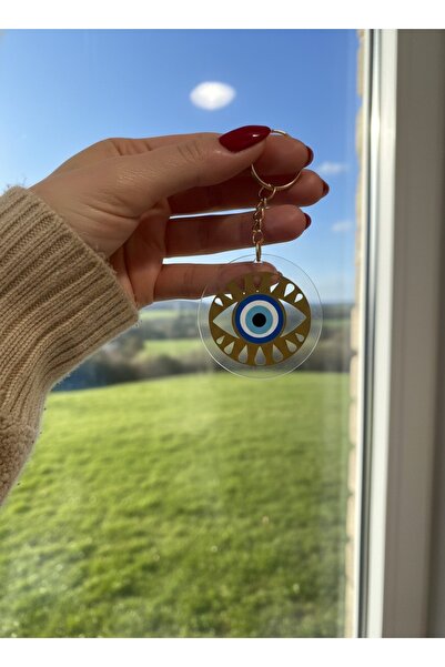 AUREVA Nazar Beaded Keychain – Protective Energy