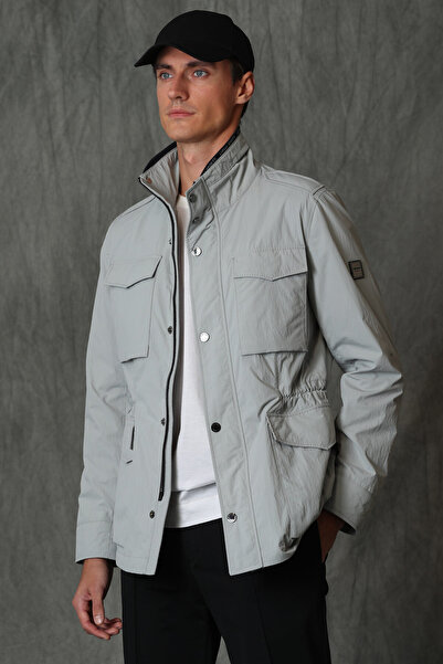 Lufian Kevın Men's Coat Gray