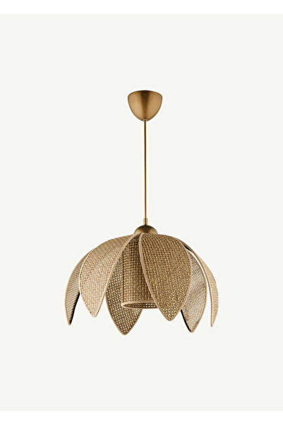 Bella Maison Lento Hasır Sarkıt Avize Kahverengi (40x70 cm)