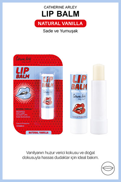 Catherine Arley Vanilya Özlü Dudak Balmı - Lip Balm No: 01 VANILLA