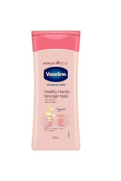 Vaseline İNTENSİVE CARE HEALTHY HANDS STRONGER NAİLS LOSYON 200 ML GÜÇLÜ TIRN...