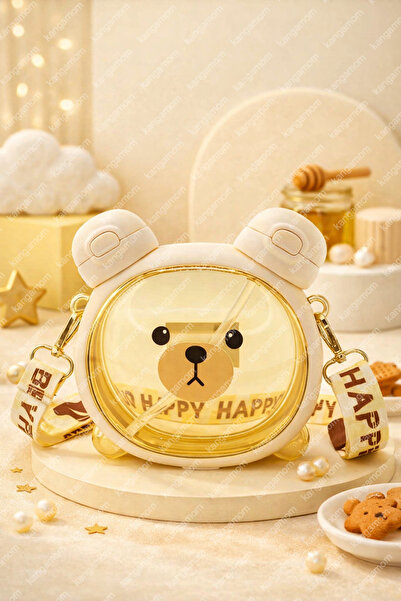 M&B WATER BOTTLE Cute Children's Water Bottle with Double Lids and Straw - Wa...