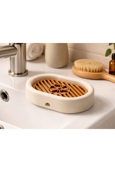 3D snaxx Modern Design Drainable Soap Dish – Durable and Decorative Bathroom ...