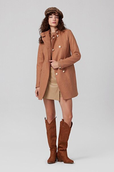 PARKhande Hakim Yaka Kaşe Kaban - Camel