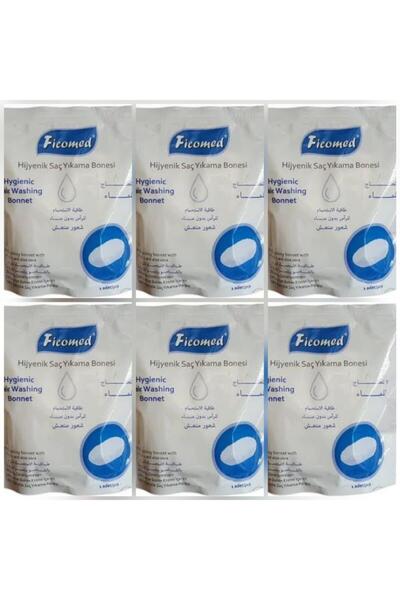 Ficomed Hijyenik Saç Yıkama Bonesi 6 Adet
