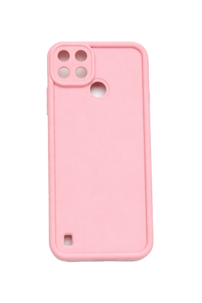 Vissona Realme C21Y VE Realme C25Y Uyumlu Kamera Çıkıntılı Mat Silikon Telefo...