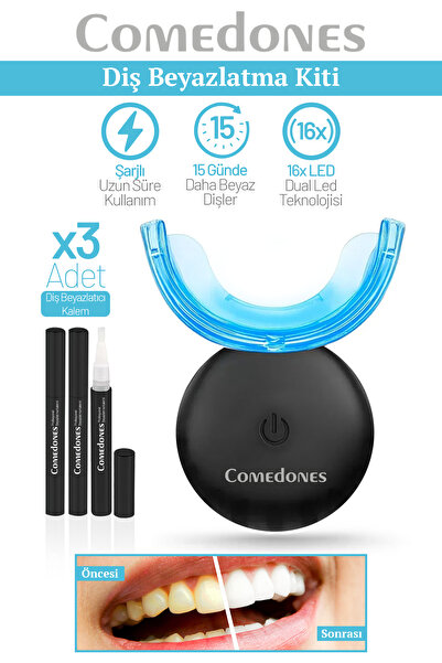 comedones Mavi Işık Teknolojisi ile Diş Beyazlatma Cihazı