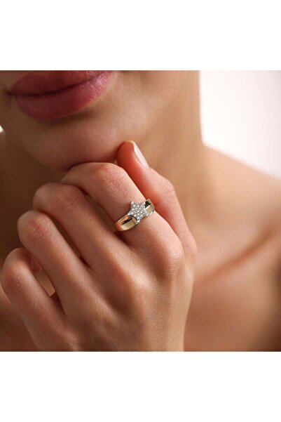 Sembol Gold Yıldızlı Şövalye Yüzük